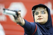 برنز نسرین شاهی در تپانچه ۵۰ متر آزاد/ دست جوانمردی از مدال دور ماند
