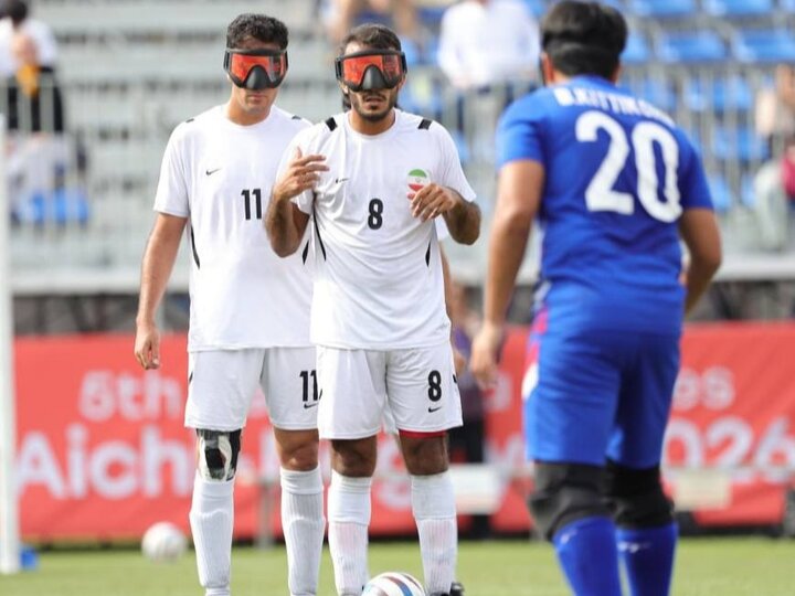 فوتبال نابینایان ایران در ناگویا به برنز رسید