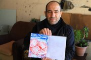 خون غزه روی خطوط دفتر مشق