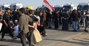 تظاهرات مردم عراق در اعتراض به بسته شدن گذرگاه مرزی با ایران