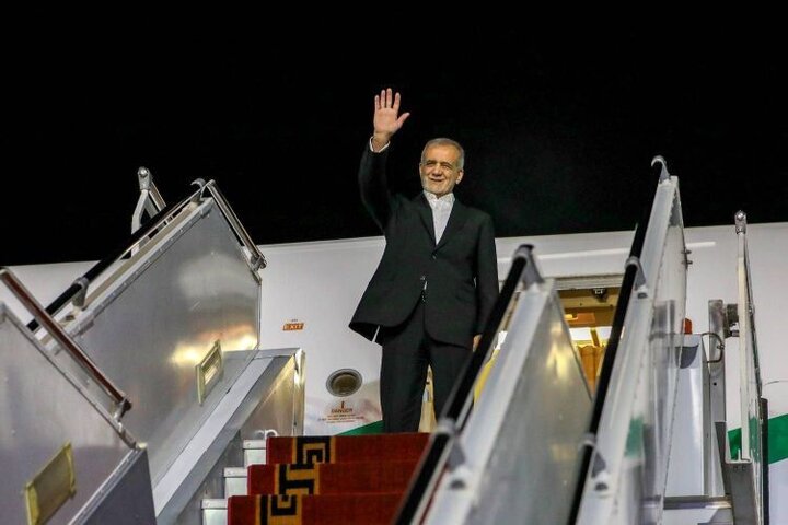 رئیس‌جمهور تهران را به مقصد مسکو ترک کرد