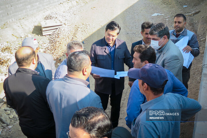 پایش روند اجرایی رینگ چهارم ترافیکی اصفهان