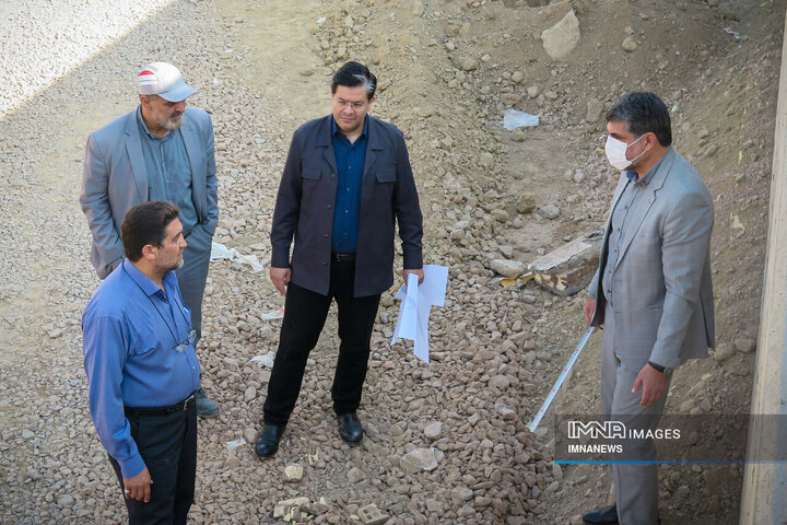 پایش روند اجرایی رینگ چهارم ترافیکی اصفهان