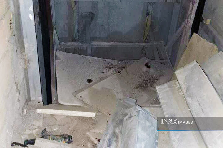 سقوط در چاهک آسانسور جان کارگر در قزوین را گرفت