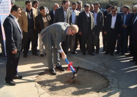 مراسم کلنگ‌زنی و توسعه پژوهشکده تخصصی مواد و انرژی