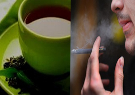 نوشیدن چای سبز به ترک سیگار کمک می‌کند
