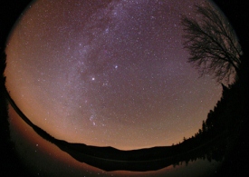 نور منطقة‌ البروجی و راه شیری