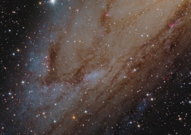 NGC ۲۰۶ و ابرهای ستاره‌ای آندرومدا