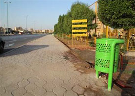 30 سطل زباله در روستای سادات آباد سمیرم نصب شد