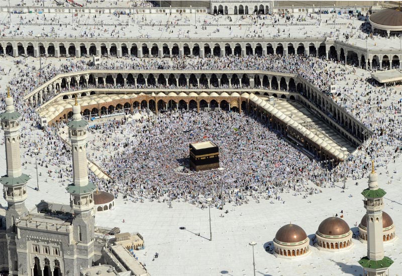 تخریب صحن حرم امن الهی  + عکس