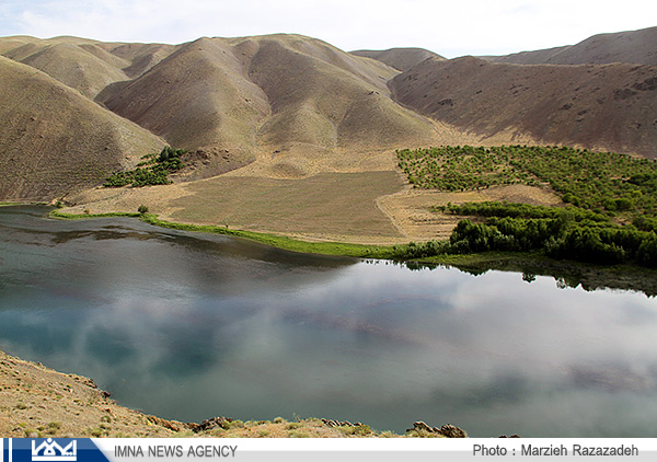 مناظر زیبای پیچ و خم رودخانه در روستای مارکده+عکس