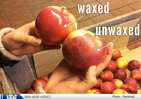 وقتی سلامت، با واکس میوه جلا داده می‌شود+عکس و فیلم