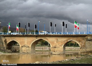 پل و رودخانه اناربار گلپایگان+عكس