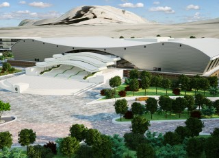 كلنگ زني نمايشگاه بين المللي اصفهان با حضور دكتر ظريف