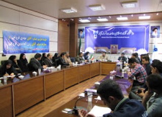 مراسم توديع و معارفه مسئول بسیج دانشجویی دانشگاه آزاد اسلامی دولت آباد برگزارشد