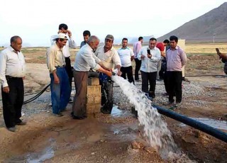 مشکل آبرسانی روستای مهیار شهرضا برطرف شد+تصاویر