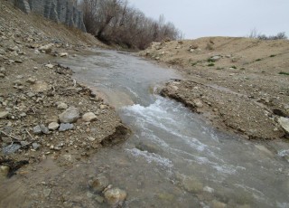 چشمه های شهرستان دهاقان آب باریکه هایی برای مزارع کشاورزی هستند